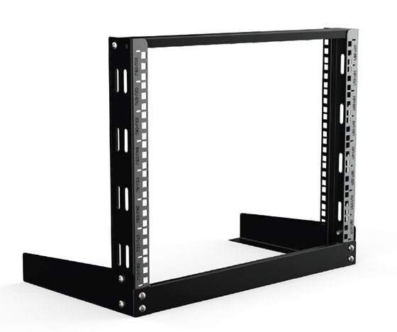 Lanview 19 DESKTOP SHELF 8U W=600 D=300 BLACK (DEMOUNTED) for, Ansicht 2