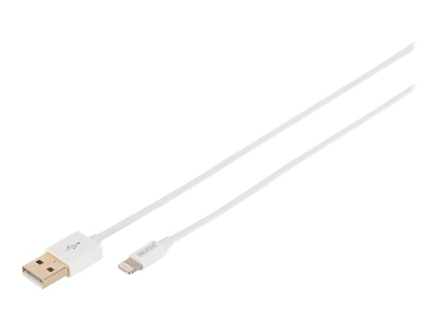 DIGITUS Lightning auf USB A Daten-/Ladekabel, MFI zertifiziert