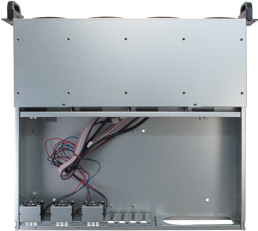 Inter-Tech IPC 2U-2404S - Rack-Montage - 2U - micro ATX - SATA/SAS - Hot-Swap - ohne Netzteil (ATX), Ansicht 2