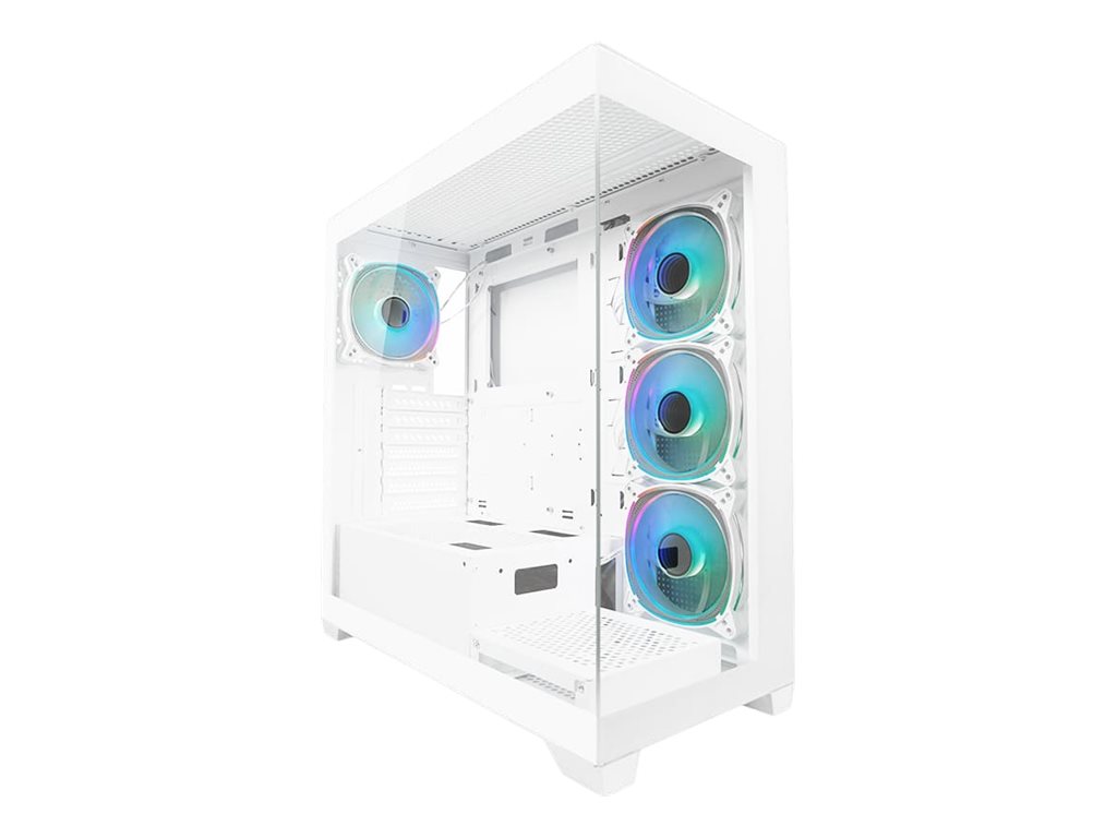 LC-Power 715W - Midi-Tower Gaming - ATX - Seitenteil mit Fenster (gehärtetes Glas)