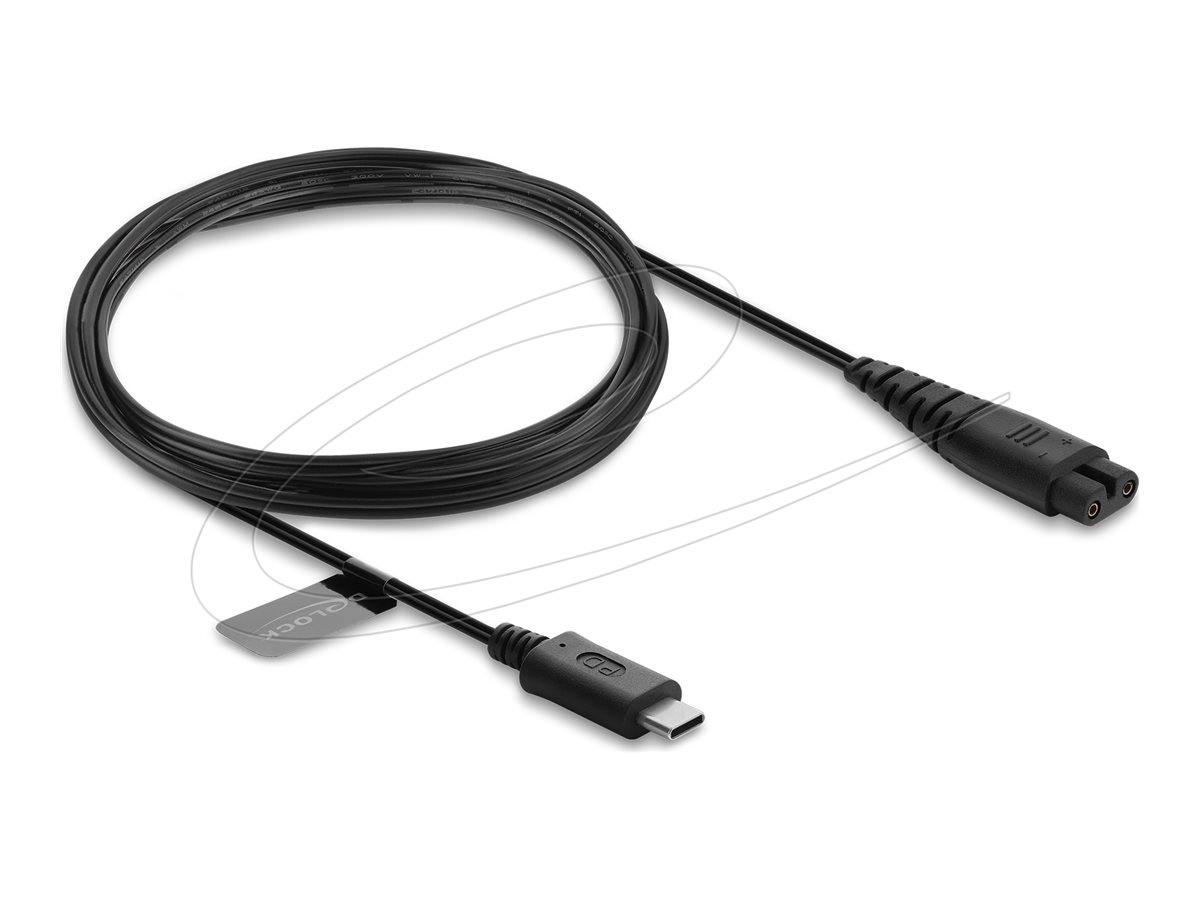 Delock Stromkabel - USB-C (M) zu 2-polig (M)