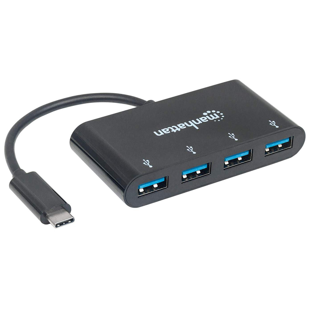 Manhattan USB-C Dock/Hub, Ports (x4): USB-A (x4), Ansicht 4