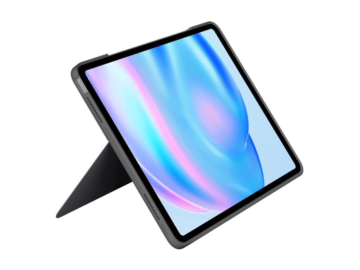 Logitech Combo Touch - Tastatur und Foliohülle für Apple 13 iPad Air (M2, M3) - TL: Nordisch, QWERTY, Ansicht 3