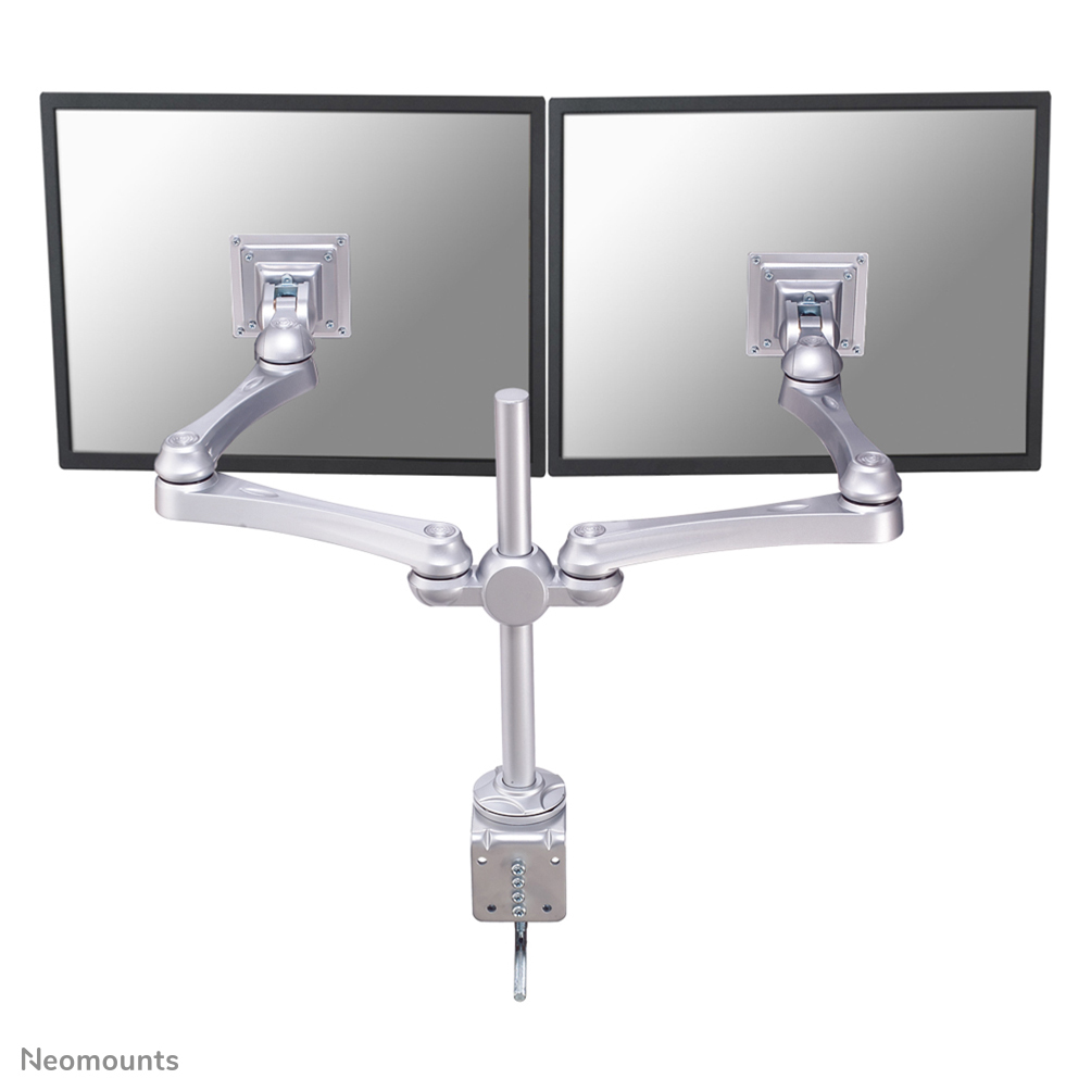 Neomounts Monitor-Tischhalterung, Klemme, 7 kg, 25,4 cm (10&quot;), 76,2 cm (30&quot;), 100 x 100 mm, Silber