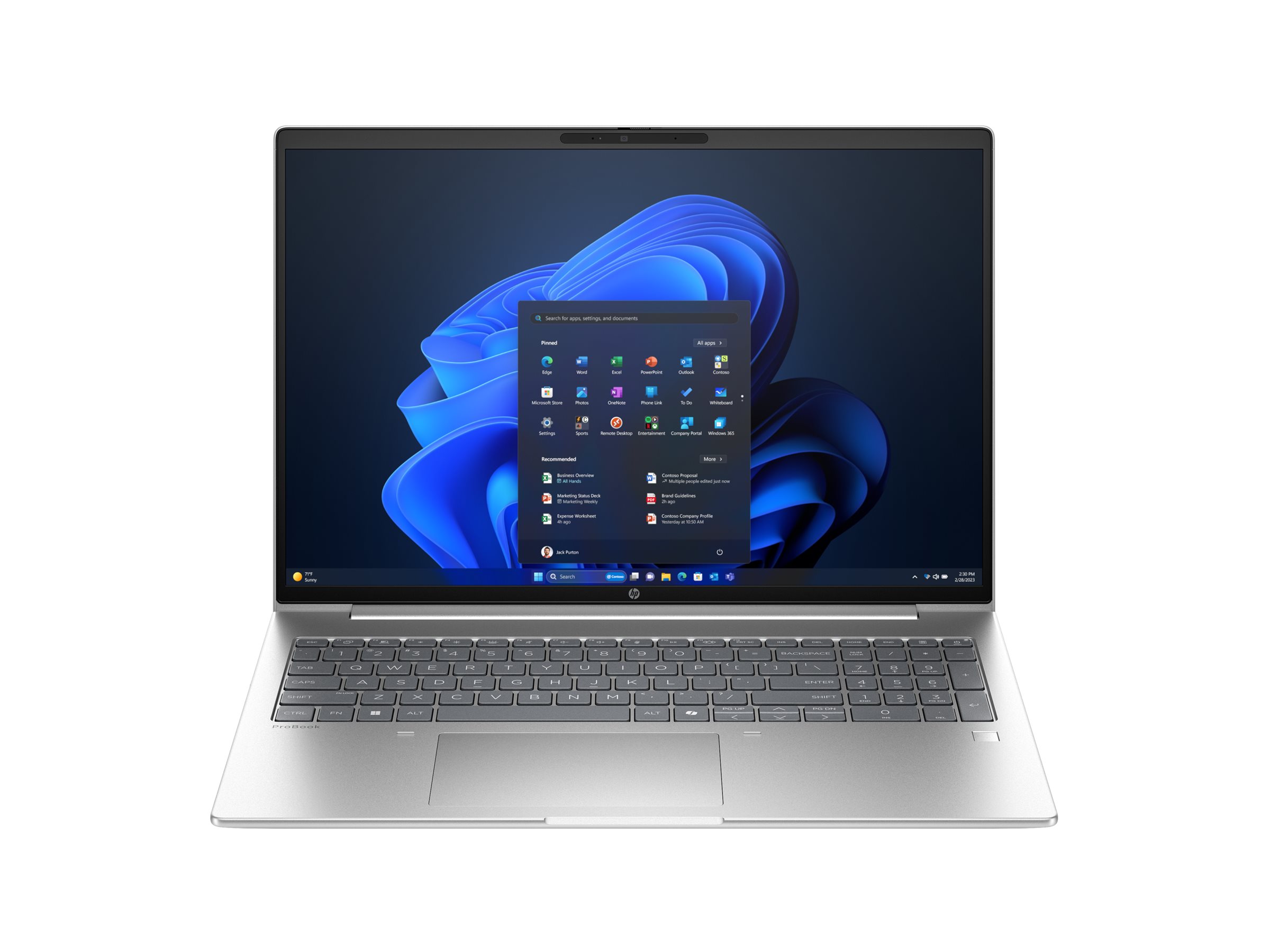 HP ProBook 4 G1iR Notebook AI - Intel Core 7 150U / 1.8 GHz - Win 11 Pro - Intel Graphics - 16 GB RAM - 512 GB SSD NVMe - 40.6 cm (16")