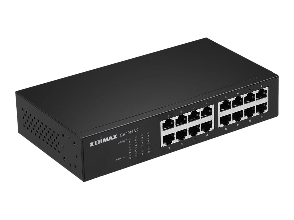 Vorschau: Edimax GS-1016 V2 - Switch - 16 x 10/100/1000