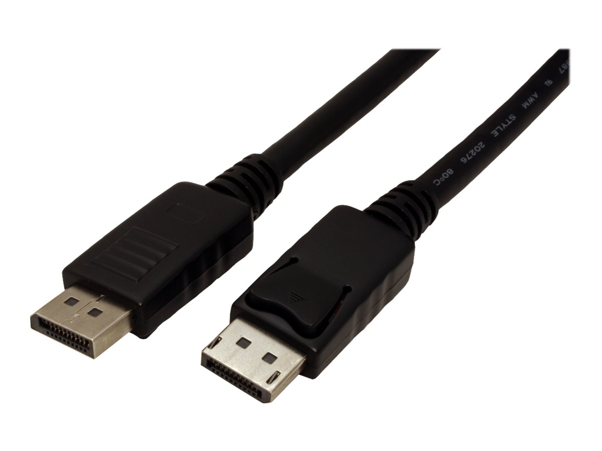 VALUE - DisplayPort-Kabel - DisplayPort männlich zu DisplayPort männlich - 2 m - abgeschirmt - Schwarz