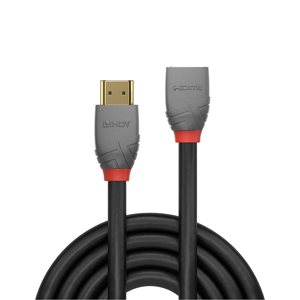 Lindy Anthra Line - HDMI-Verlängerungskabel mit Ethernet, Ansicht 2