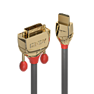 Lindy Gold Line - Adapterkabel - HDMI männlich zu DVI-D männlich