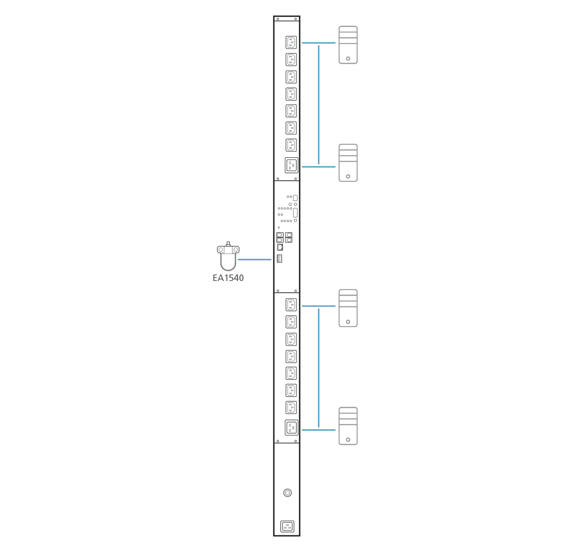 ATEN Lecksensor - für eco PDU PE7216G, PE8216, PE8324, Ansicht 2