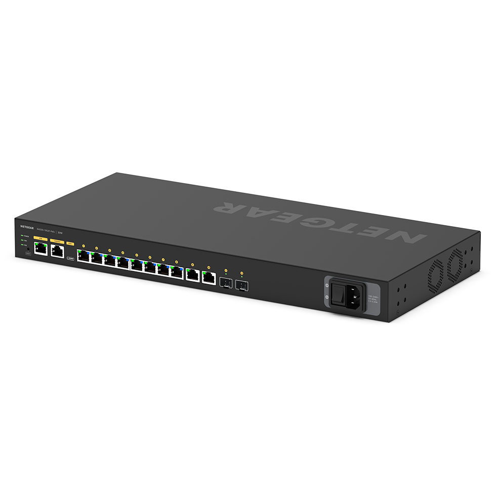 Netgear AV Line M4250-10G2F-PoE+ - Switch - L3 - managed - 10 x 10/100/1000 (8 PoE+), Ansicht 2