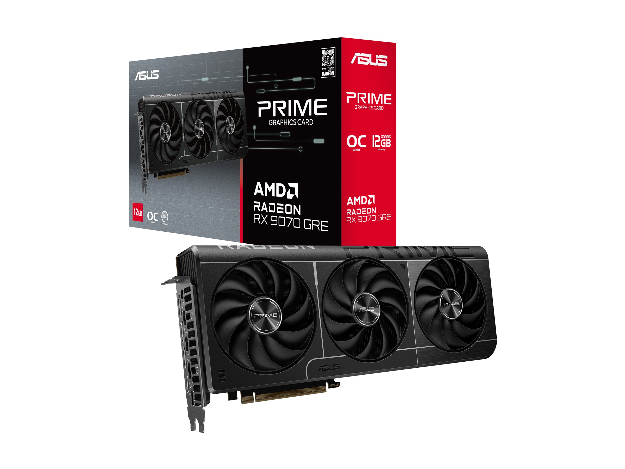 ASUS PRIME - OC Edition - Grafikkarte - Radeon RX 9070 GRE