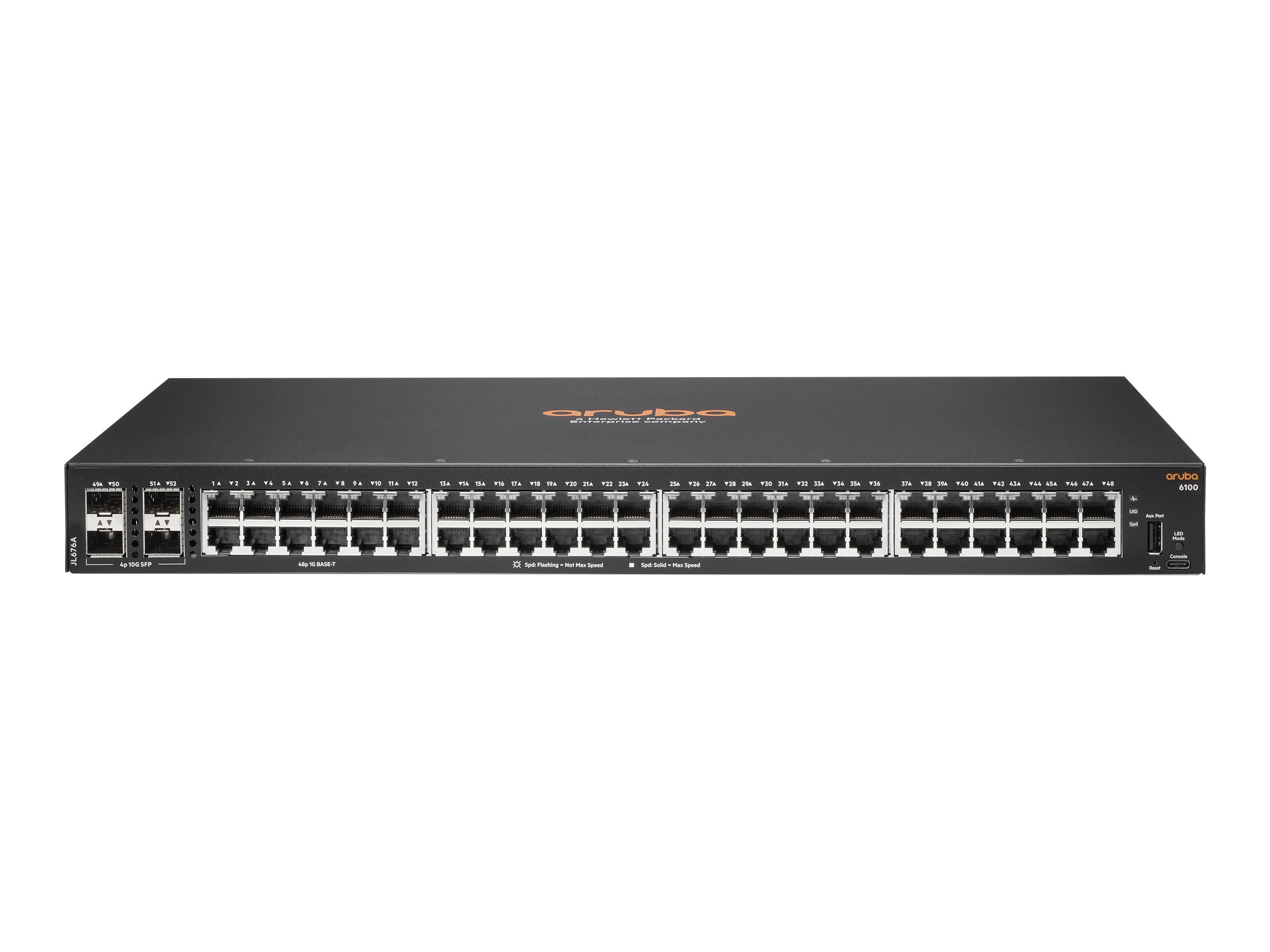 HPE Aruba 6100 48G 4SFP+ Switch - Switch - managed