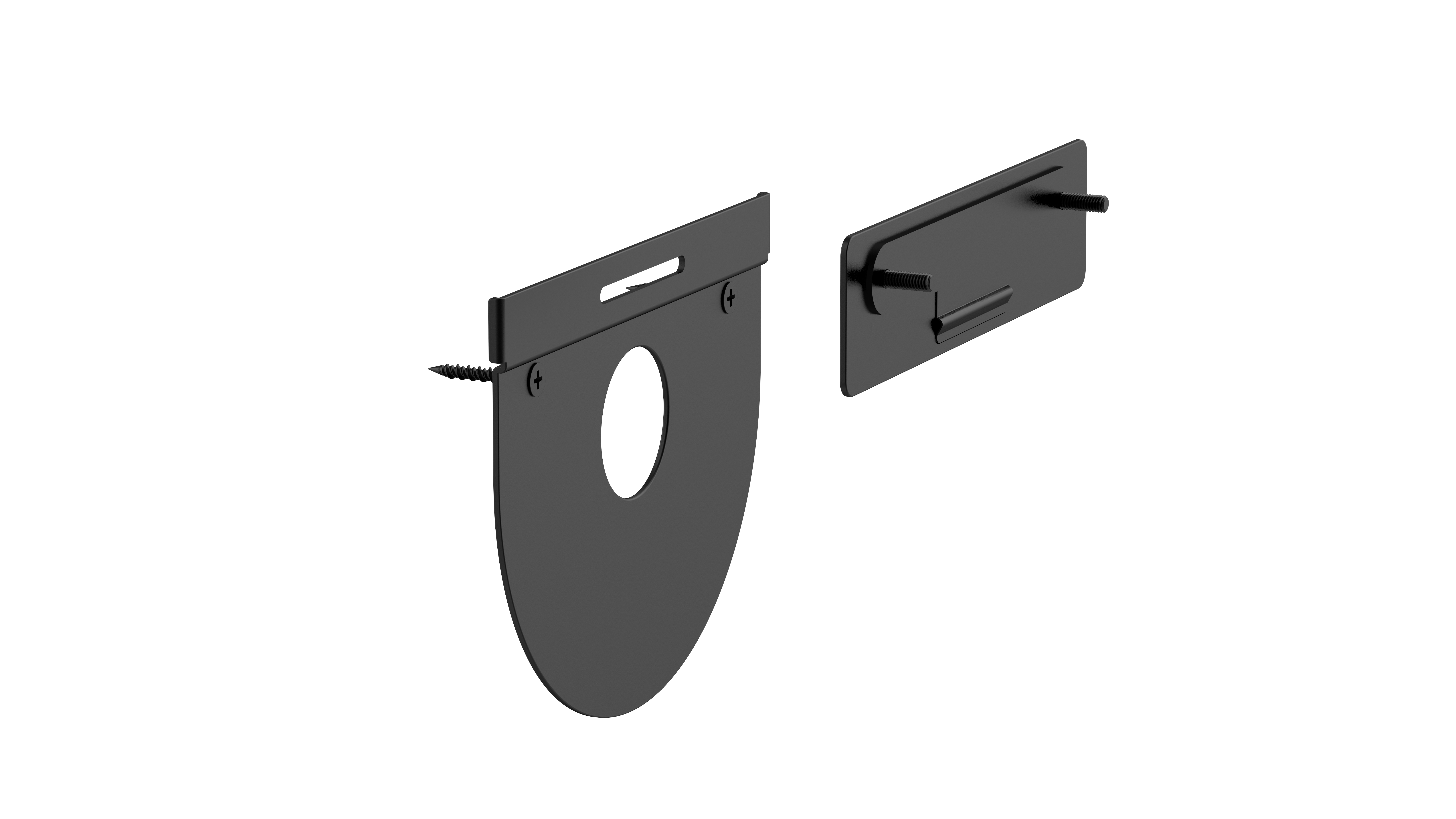 Logitech Tap Wall Mount, Wandhalterung, Schwarz, Wand, Logitech, Tap, 244 mm