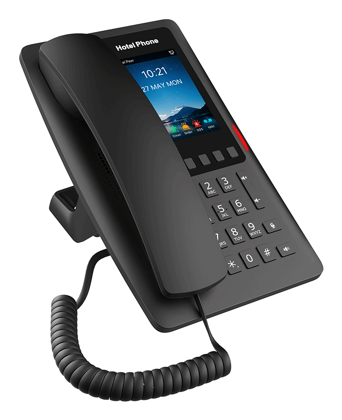 Fanvil H6W-Black H6W-Black---WiFi Hotel Phone SIP Wi-Fi 6 - VoIP-Telefon - Voice-Over-IP, Ansicht 3
