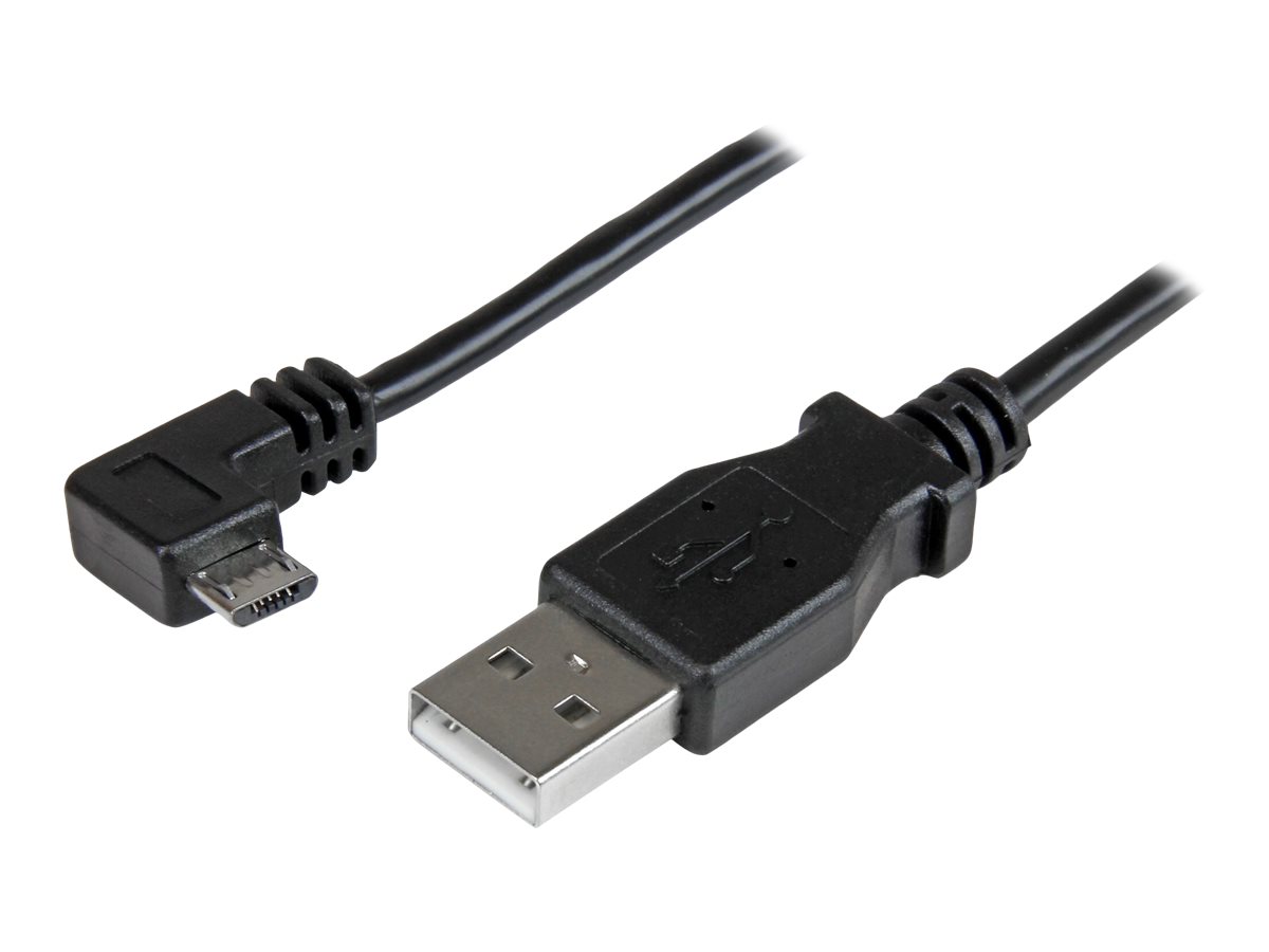 StarTech.com Micro USB Lade- und Sync-Kabel St/St - Rechts gewinkelt Micro-USB - 0,5m - USB-Kabel - Micro-USB Typ B (M)