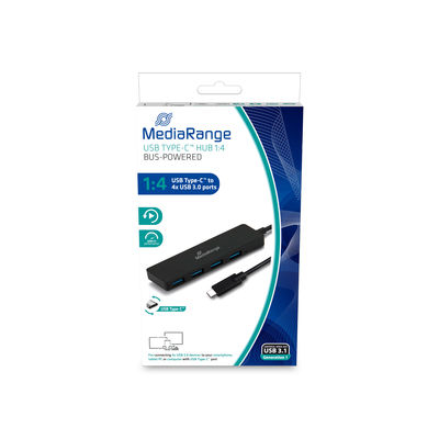 MEDIARANGE MRCS508 - USB 3.2 Gen 1 (3.1 Gen 1) Type-C - USB 3.2 Gen 1 (3.1 Gen 1) Type-A - 5000 Mbit/s - Schwarz, Ansicht 2