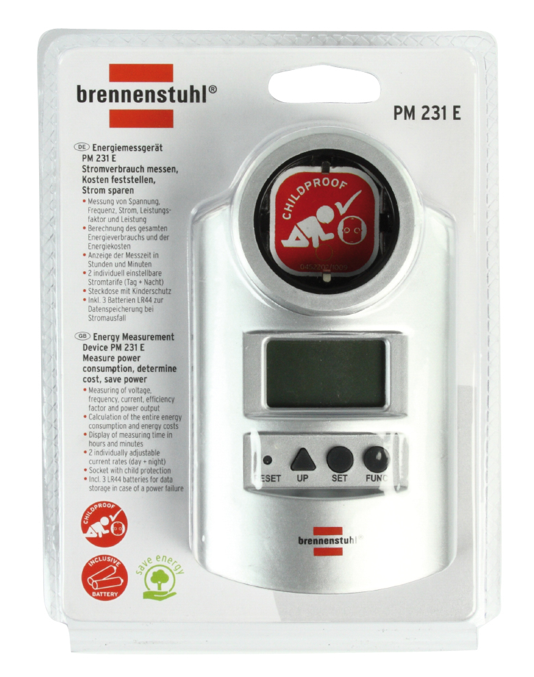 Brennenstuhl Energiekosten-Messgerät Primera-Line PM 231 E, Ansicht 2
