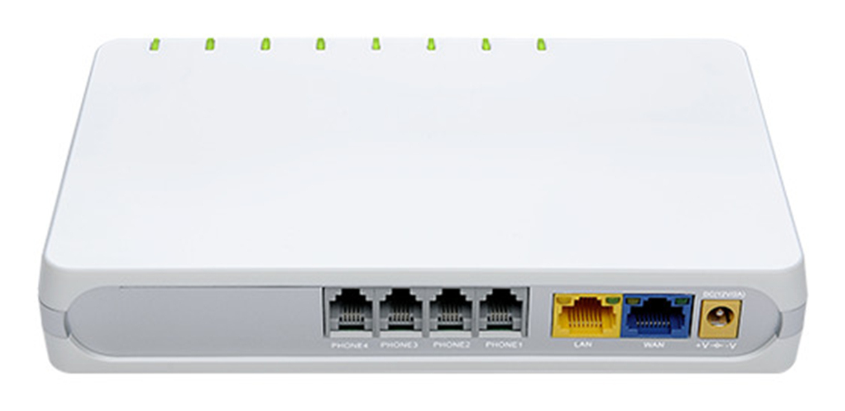Auerswald 4-Port ATA Analoger Terminal Adapter, Ansicht 3