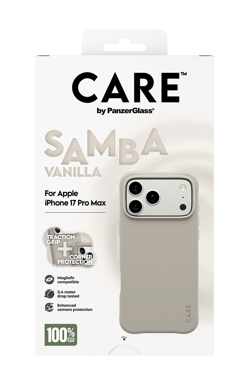PanzerGlass CARE by Fashionable Case Samba Vanilla w. MagSafe iPhone 17 Pro, Ansicht 4