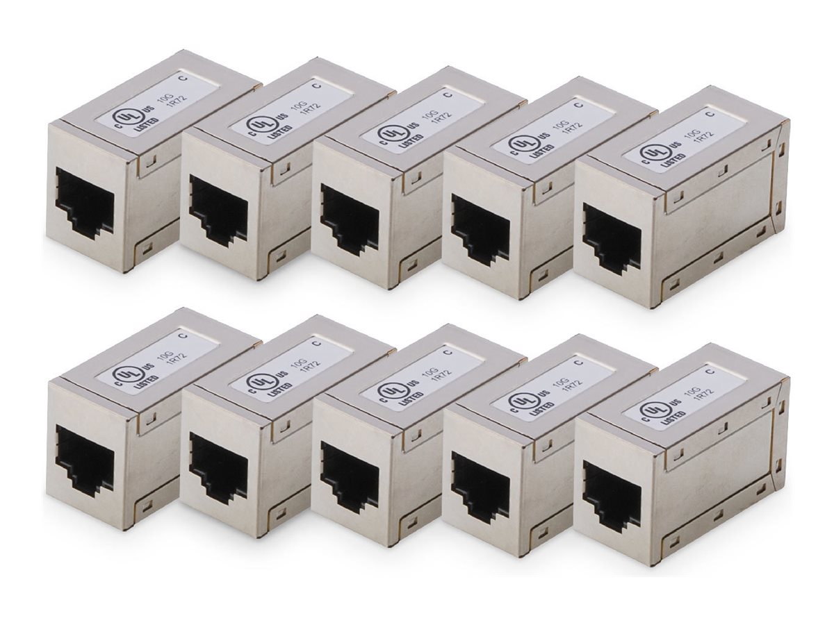 DIGITUS CAT 6, modulare Kupplung, geschirmt - 10 Stk.