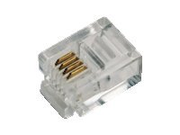 Logilink Modular Plug for flat cables, RJ11 6P4C (MP0018)