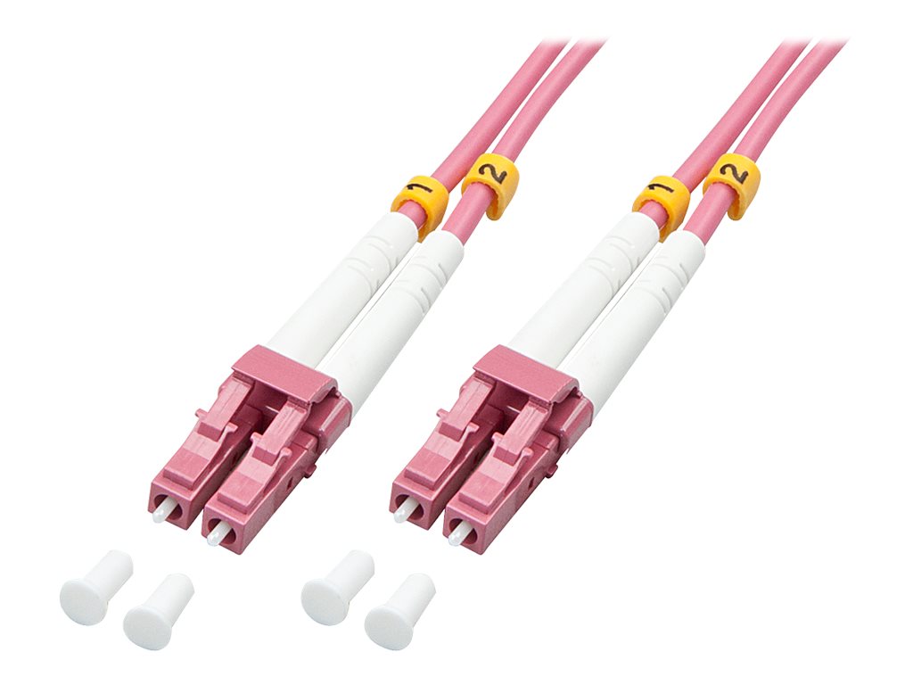 Lindy - Patch-Kabel - LC Multi-Mode (M) zu LC Multi-Mode (M) - 3 m - Glasfaser - Duplex