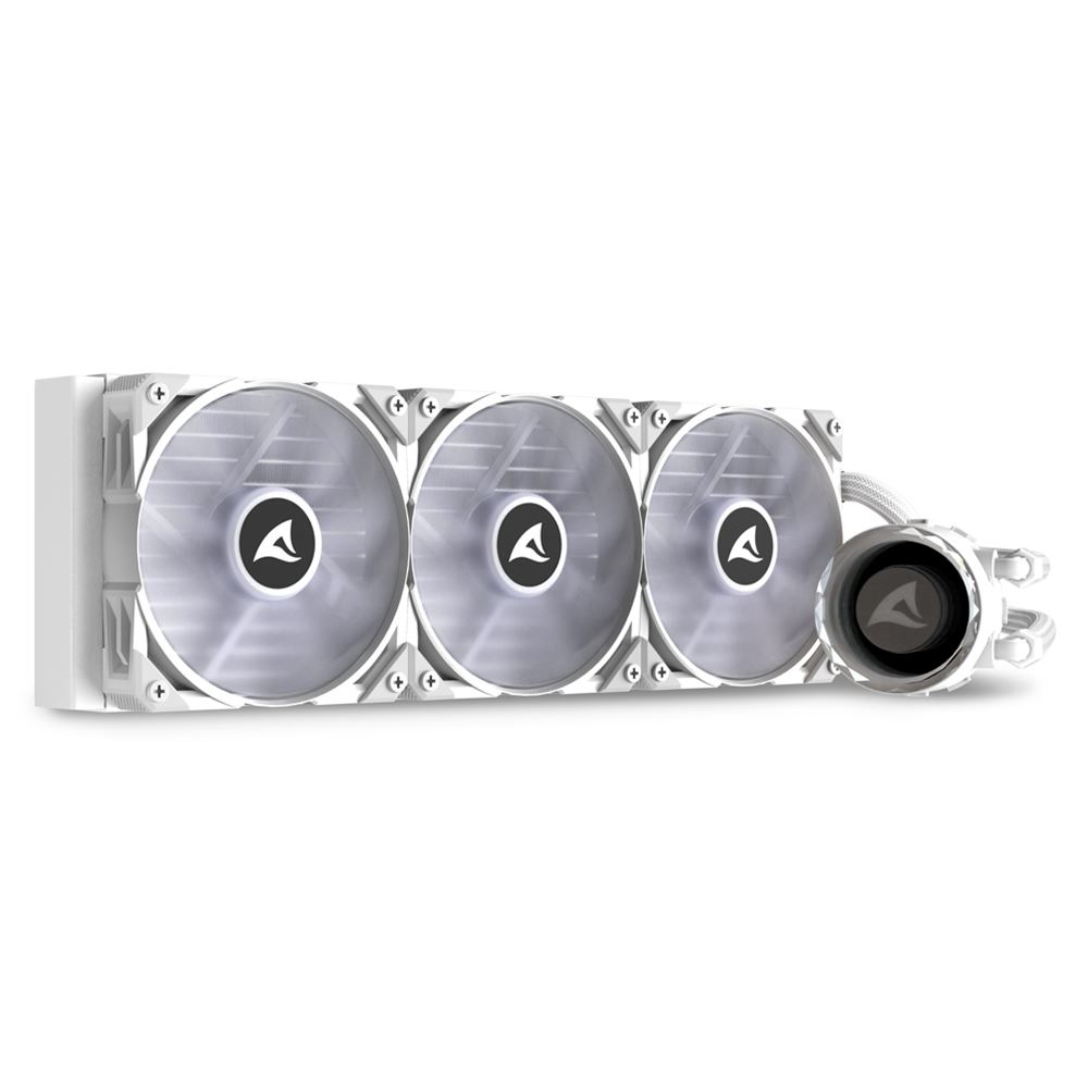 Sharkoon S90 - All-in-One-Flüssigkeitskühler - 12 cm - 600 RPM - 2000 RPM - 35 dB - 131,93 m³/h, Ansicht 2