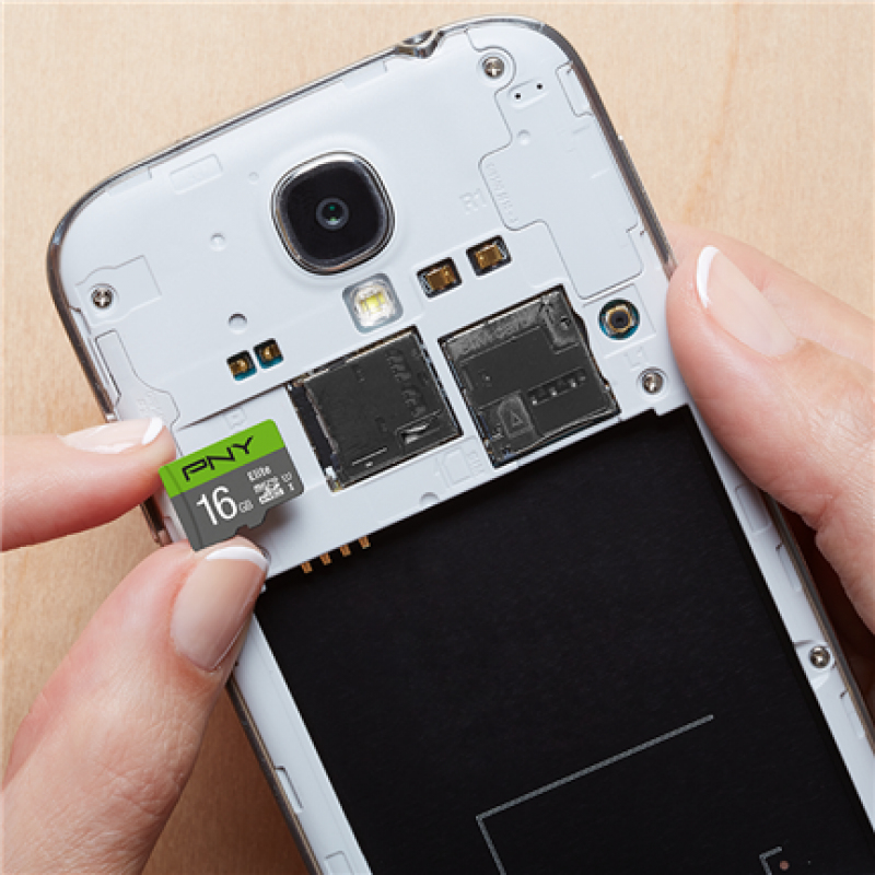 PNY Elite - Flash-Speicherkarte (microSDHC/SD-Adapter inbegriffen), Ansicht 3