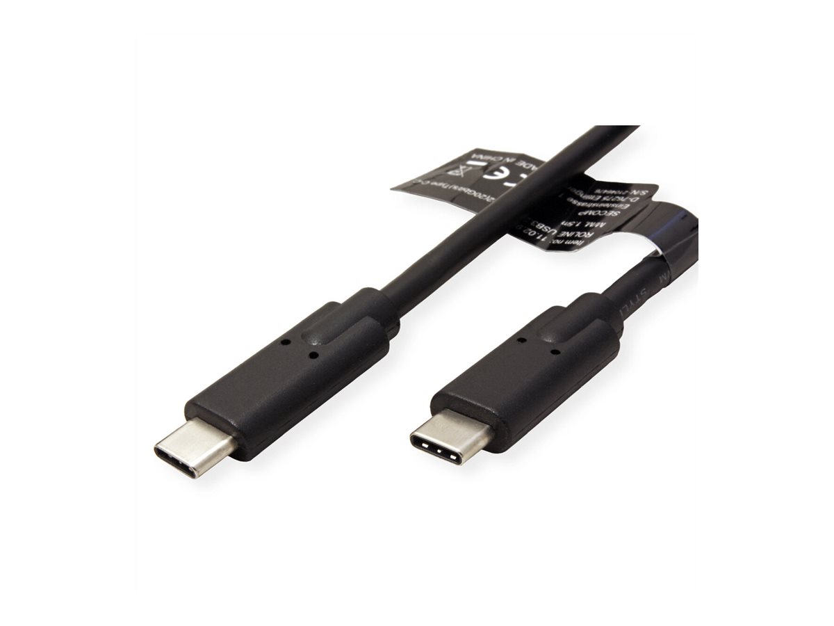 ROLINE USB-Kabel - USB-C (M) umkehrbar zu USB-C (M)