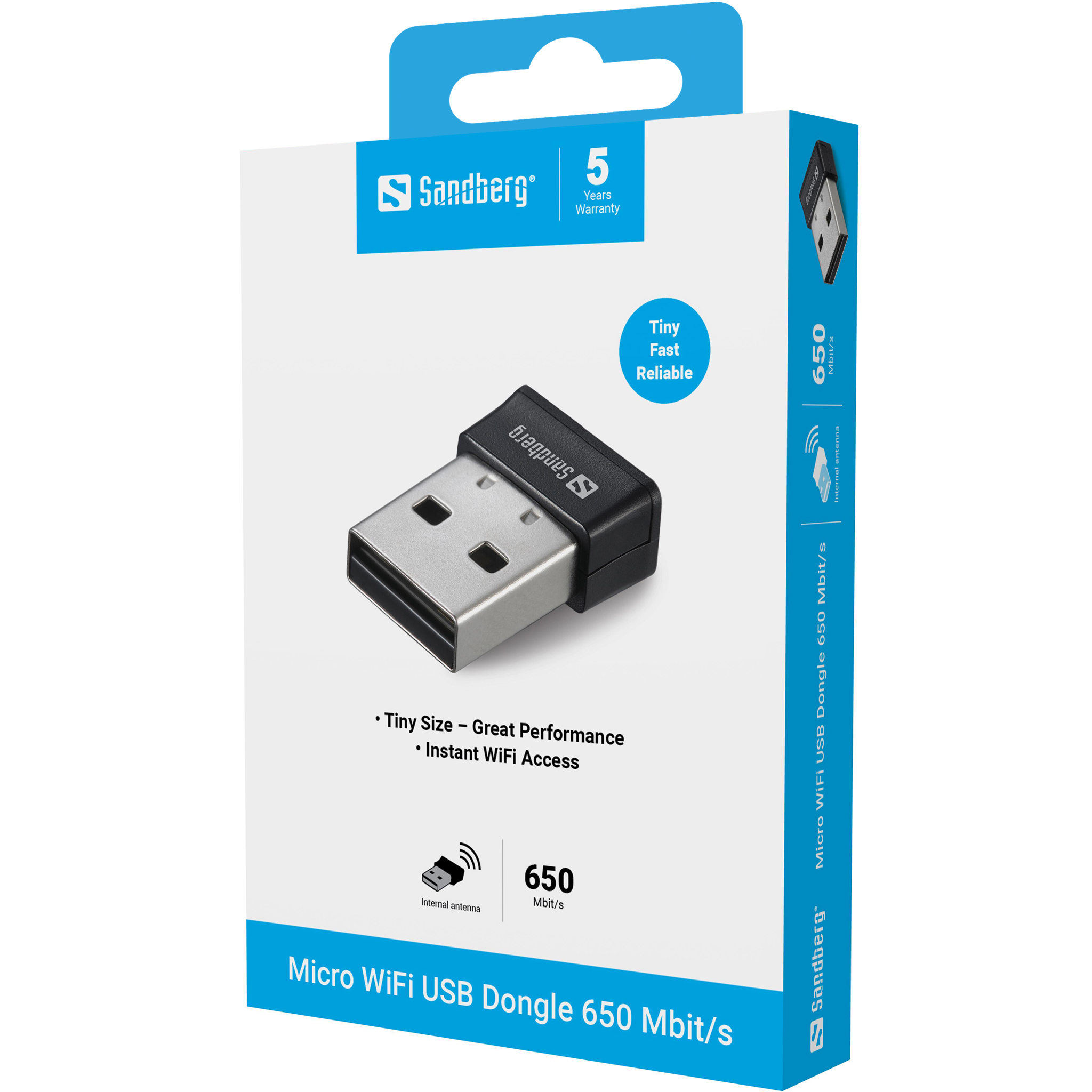 SANDBERG Micro WiFi USB Dongle - Netzwerkadapter, Ansicht 2