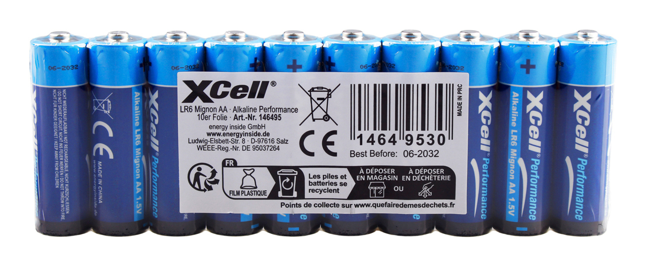 XCell Batterie Performance LR6 Mignon AA 100er Box - Batterie, Ansicht 2