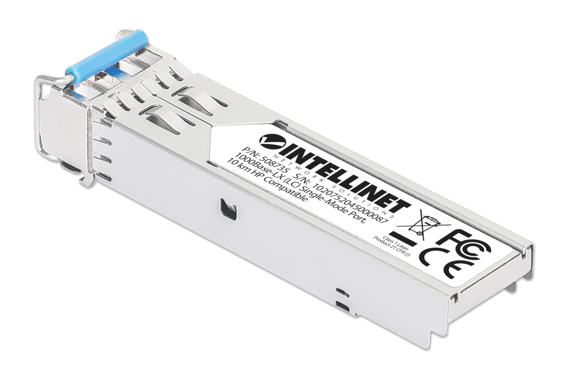 Intellinet Gigabit SFP Mini-GBIC Transceiver für LWL-Kabel 1000Base-LX LC Singlemode-Port 10 - Transceiver - Glasfaser, Ansicht 4
