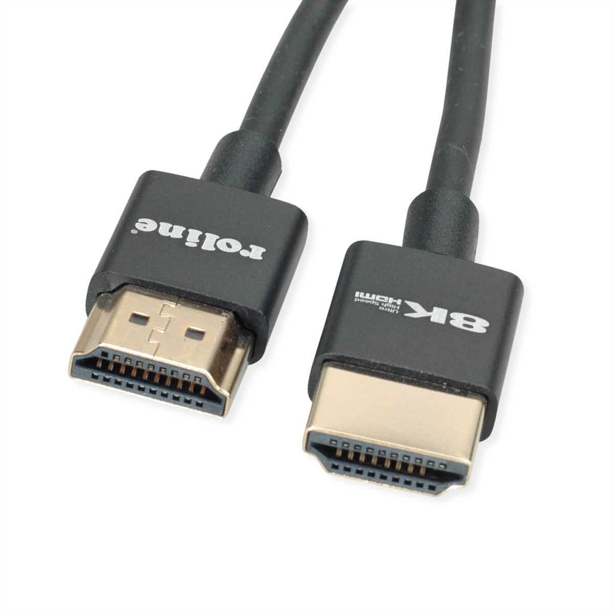 ROLINE Ultra HD HDMI Kabel Slim 8K60Hz Graphene ST/ST - Kabel - Digital/Display/Video