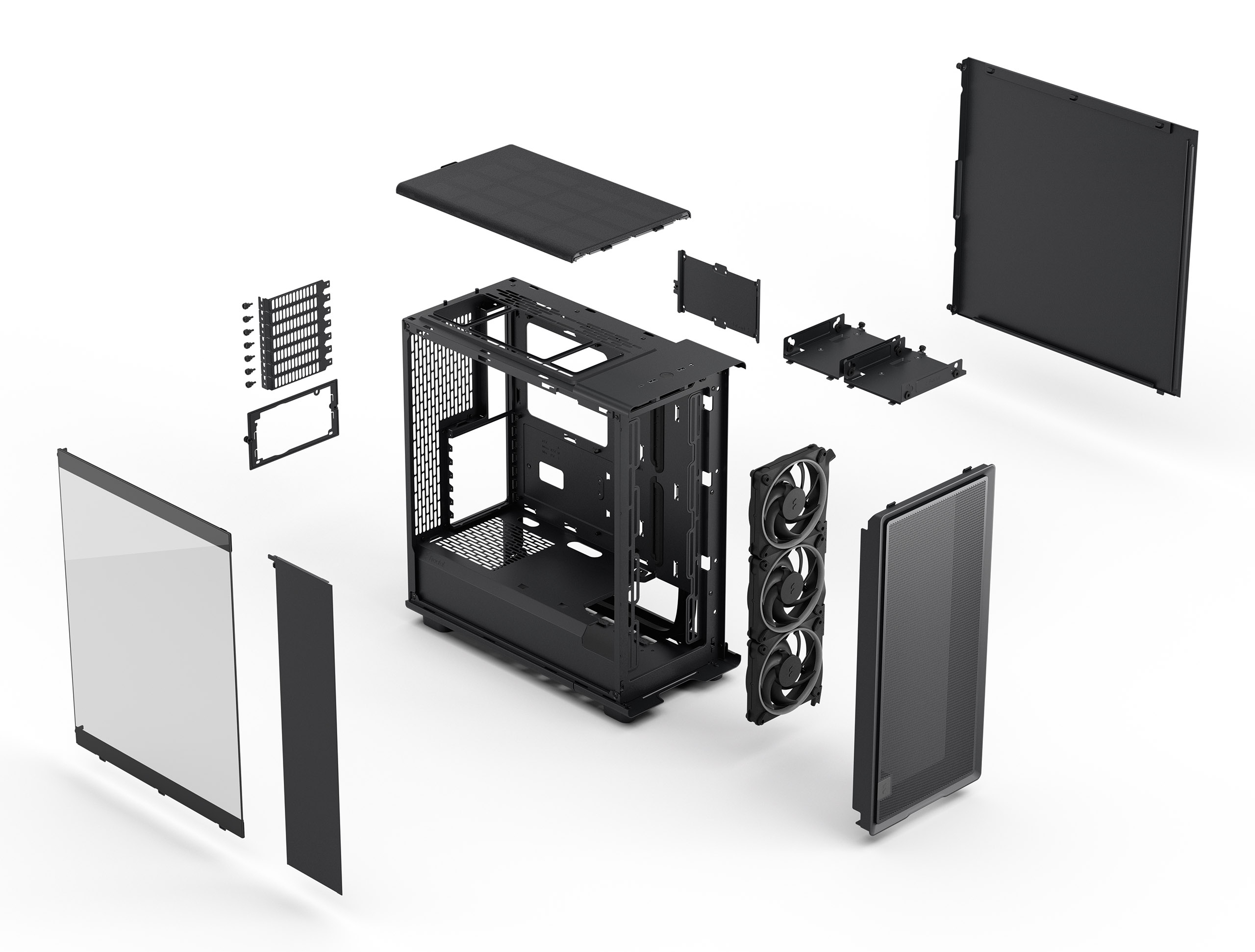 Fractal Design Epoch - Computer case - ATX - Seitenteil mit Fenster (gehärtetes Glas), Ansicht 2