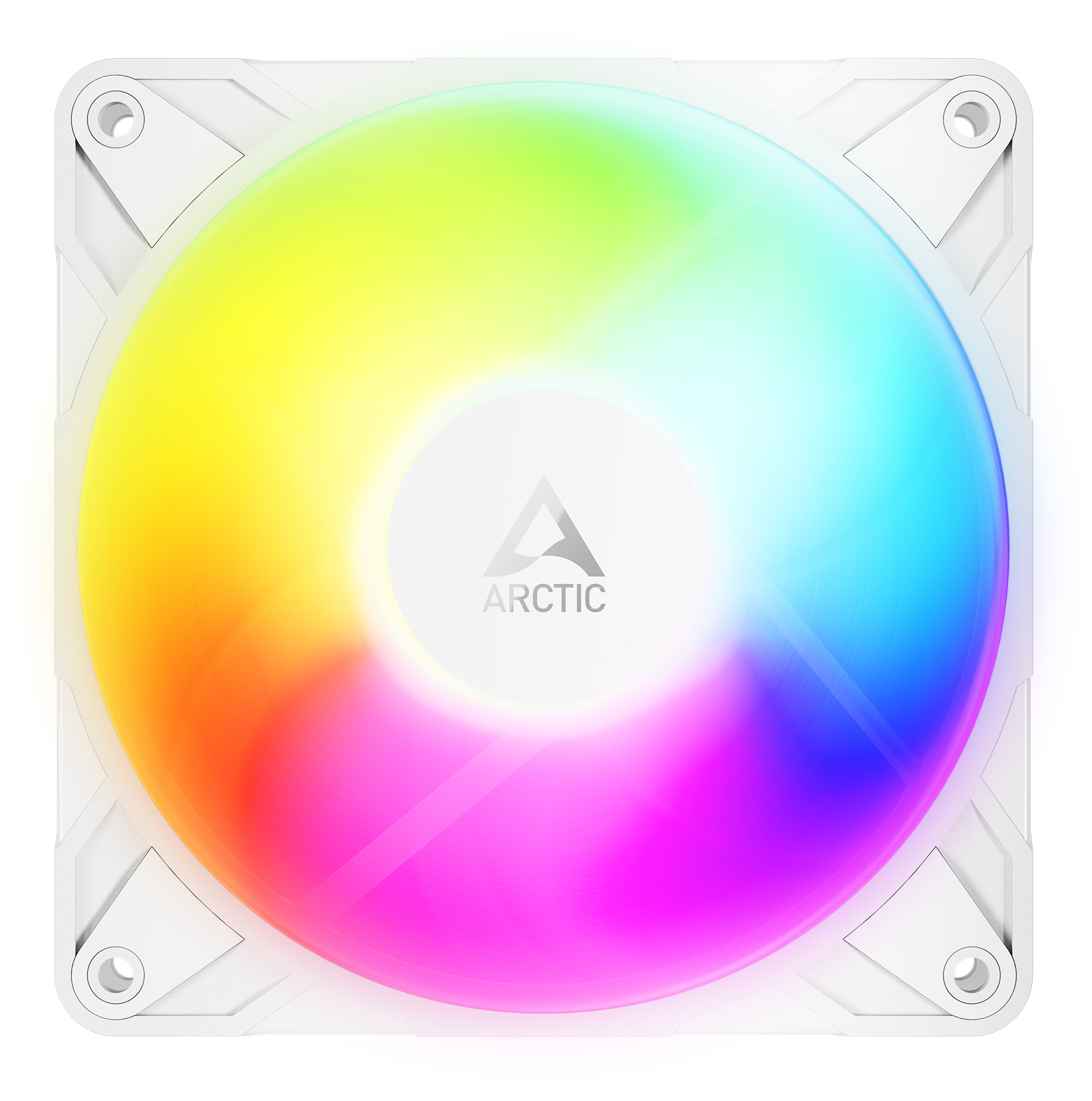 Arctic P12 Pro Reverse Gehäuseluefter 120mm PWM A-RGB white - Gehäuse-Lüfter - 3.000 rpm, Ansicht 3