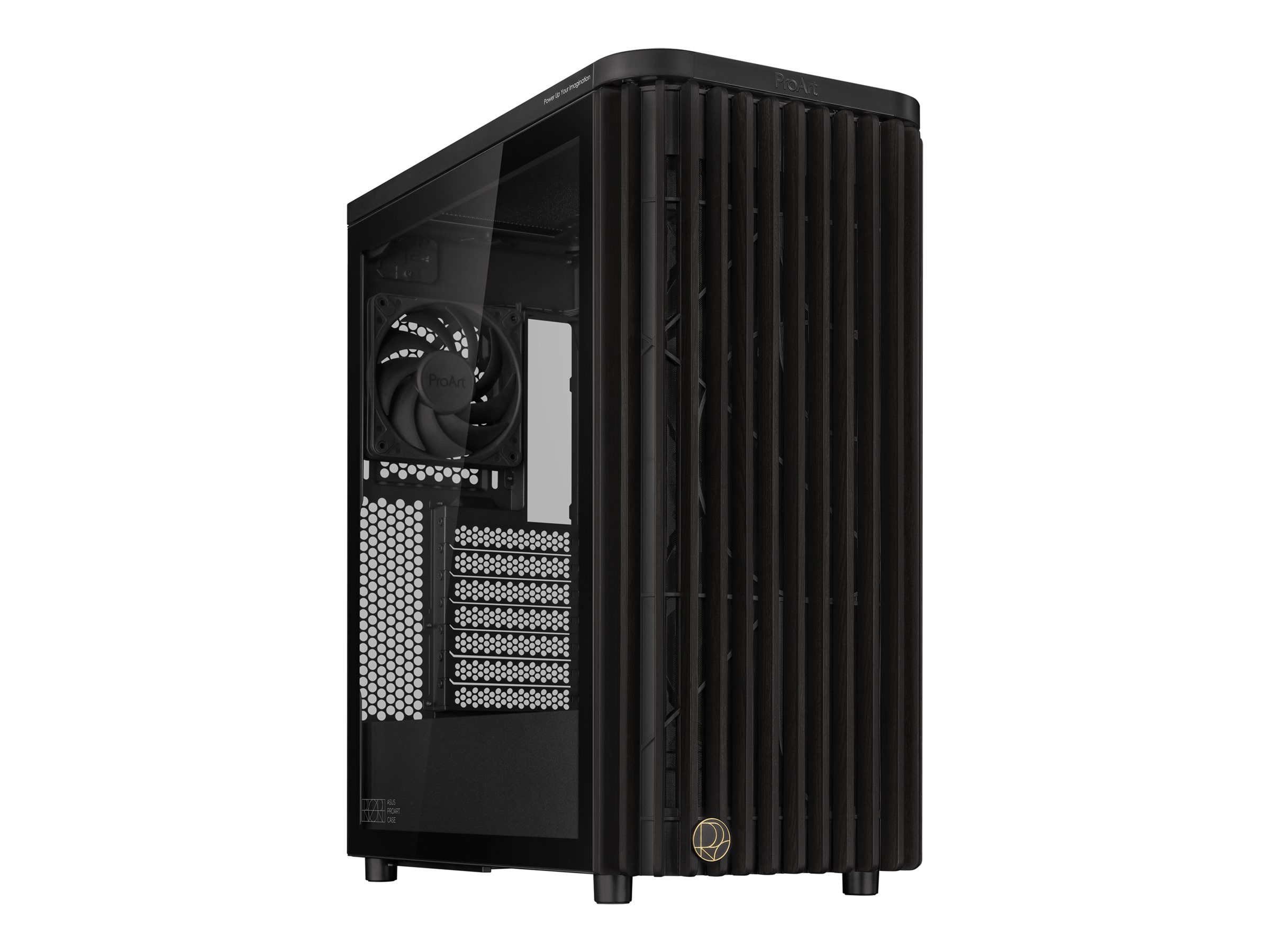 ASUS ProArt PA401 - Wood Edition - Tower - ATX - Seitenteil mit Fenster (gehärtetes Glas)