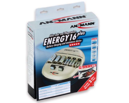 Ansmann 16+ - 9v - AA - AAA - C - D, Ansicht 3
