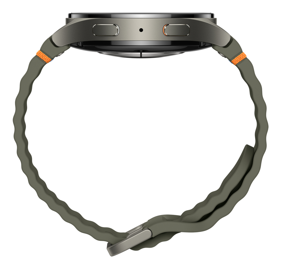 Samsung Galaxy Watch7 - 44 mm - intelligente Uhr mit Sportband - Gummi - Bandgröße: M/L - Anzeige 3.7 cm (1.47), Ansicht 4