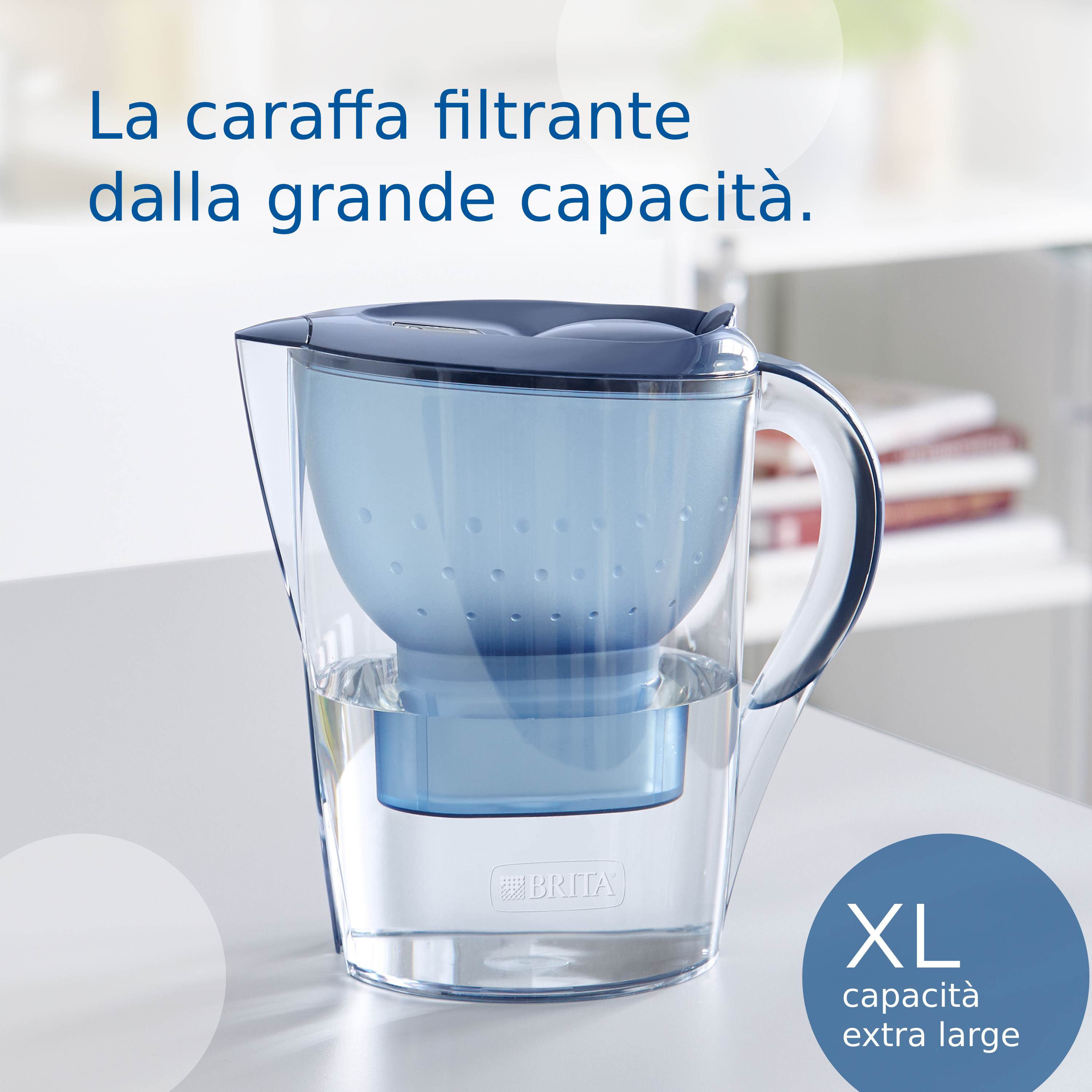 BRITA Wasserfilter-Kanne Marella XL bl, Ansicht 3