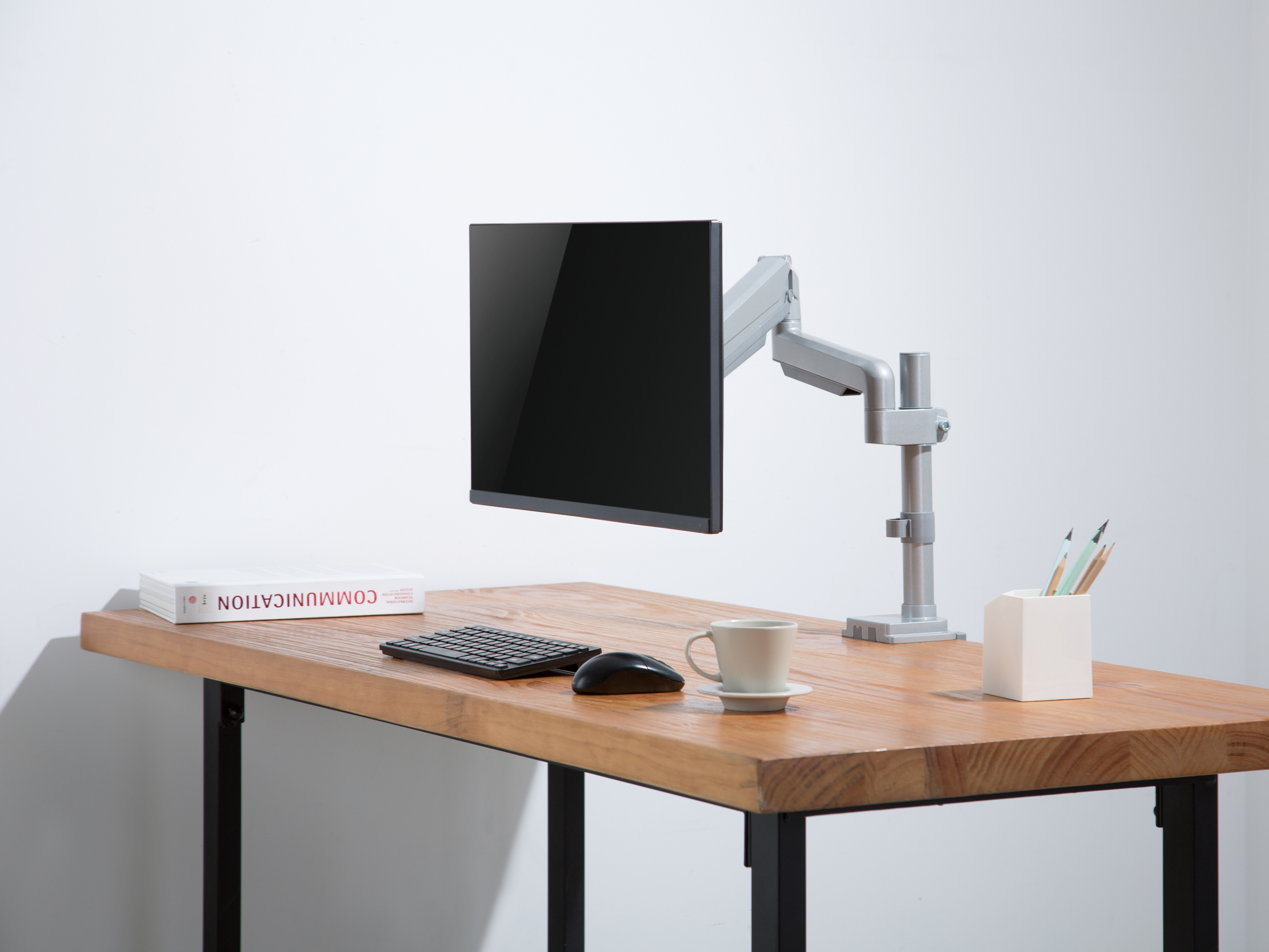 Equip Befestigungskit - einstellbarer Arm - für LCD-Display - Aluminium - Bildschirmgröße: 33-68.6 cm (13-27), Ansicht 4