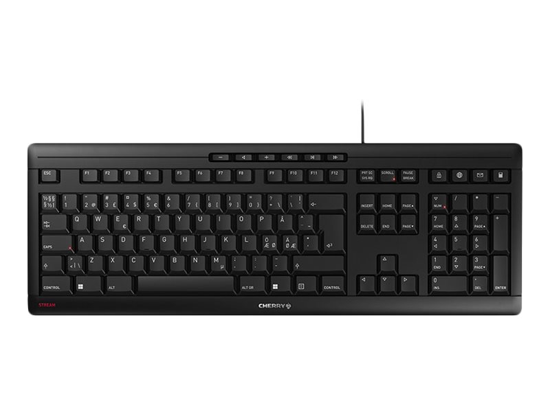 Cherry STREAM KEYBOARD - Tastatur - USB - Pan-Nordic