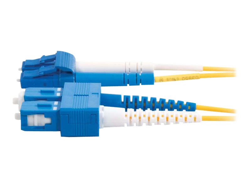 C2G LC-SC 9/125 OS1 Duplex Singlemode PVC Fiber Optic Cable (LSZH), Ansicht 3