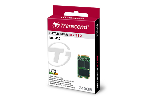 Transcend MTS420 - 240 GB SSD - intern - M.2 2242, Ansicht 3