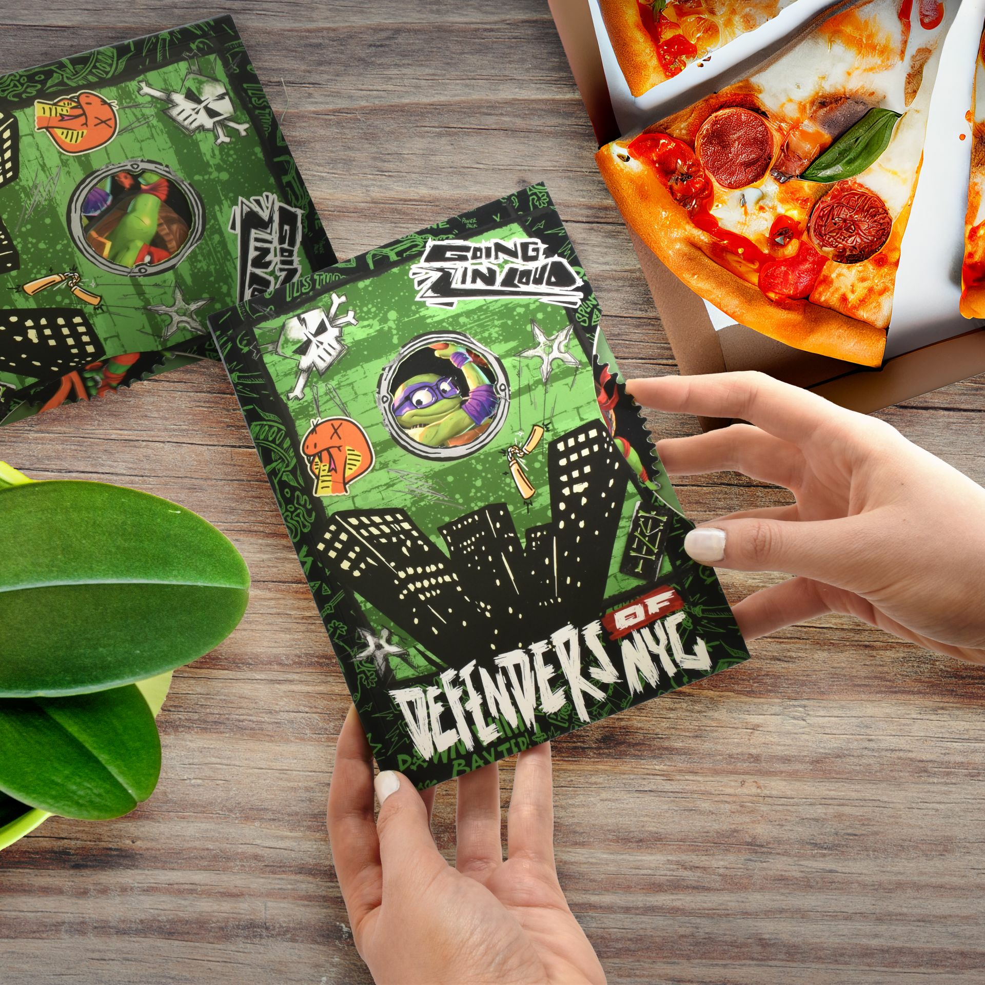 Thumbs Up ! Notizbuch - TMNT - Spinner, Ansicht 2
