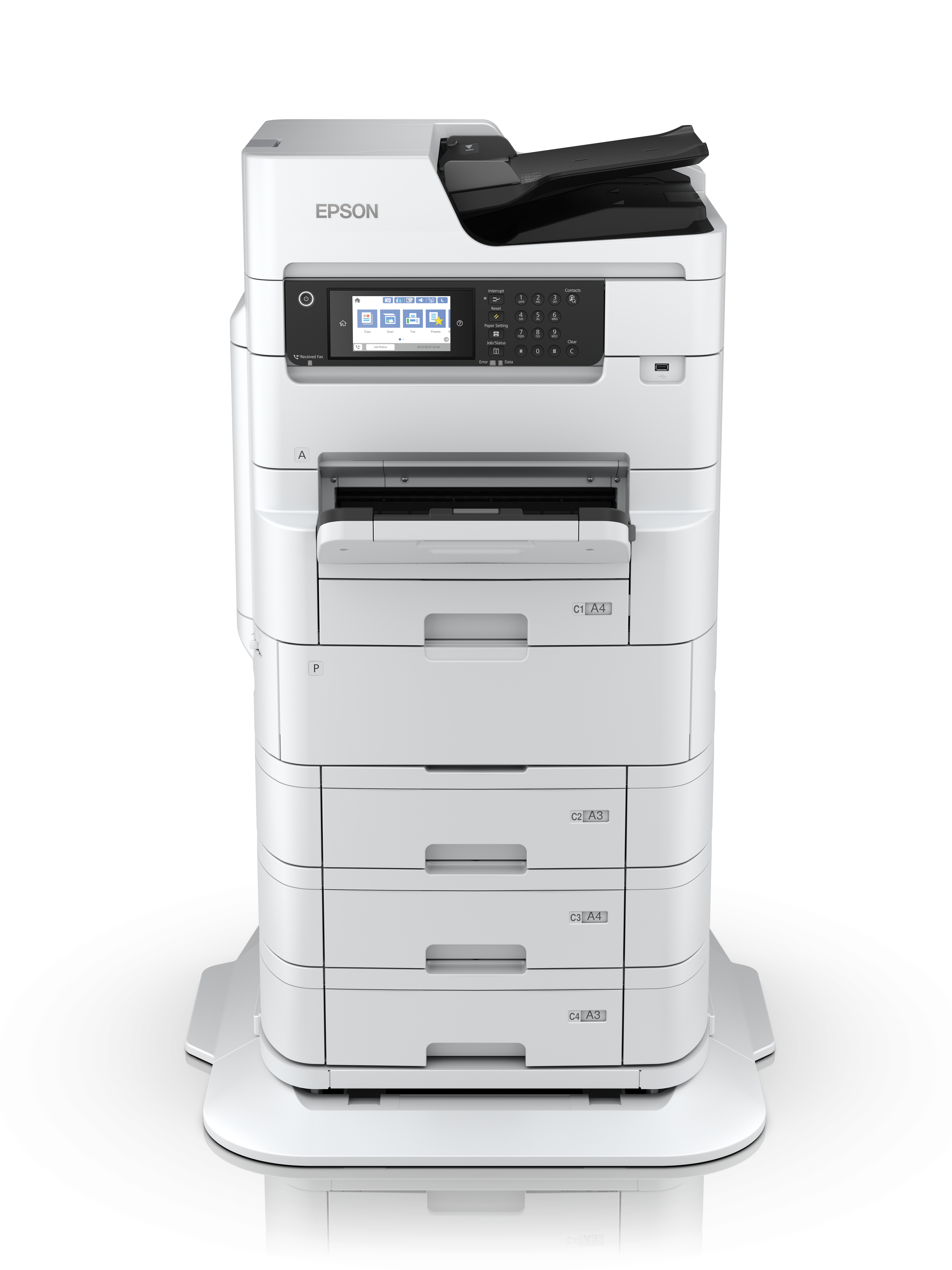 Epson WorkForce Pro WF-C879RDWF BAM, Tintenstrahl, Farbdruck, 4800 x 1200 DPI, Farbkopieren, A4, Weiß