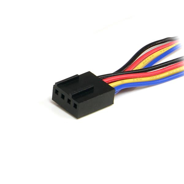 StarTech.com Y-Kabel für Lüfter 30cm - 4 Pin PWM Splitter Kabel - Strom Verteilerkabel - 1 x Molex Lüfter (Buchse), Ansicht 4