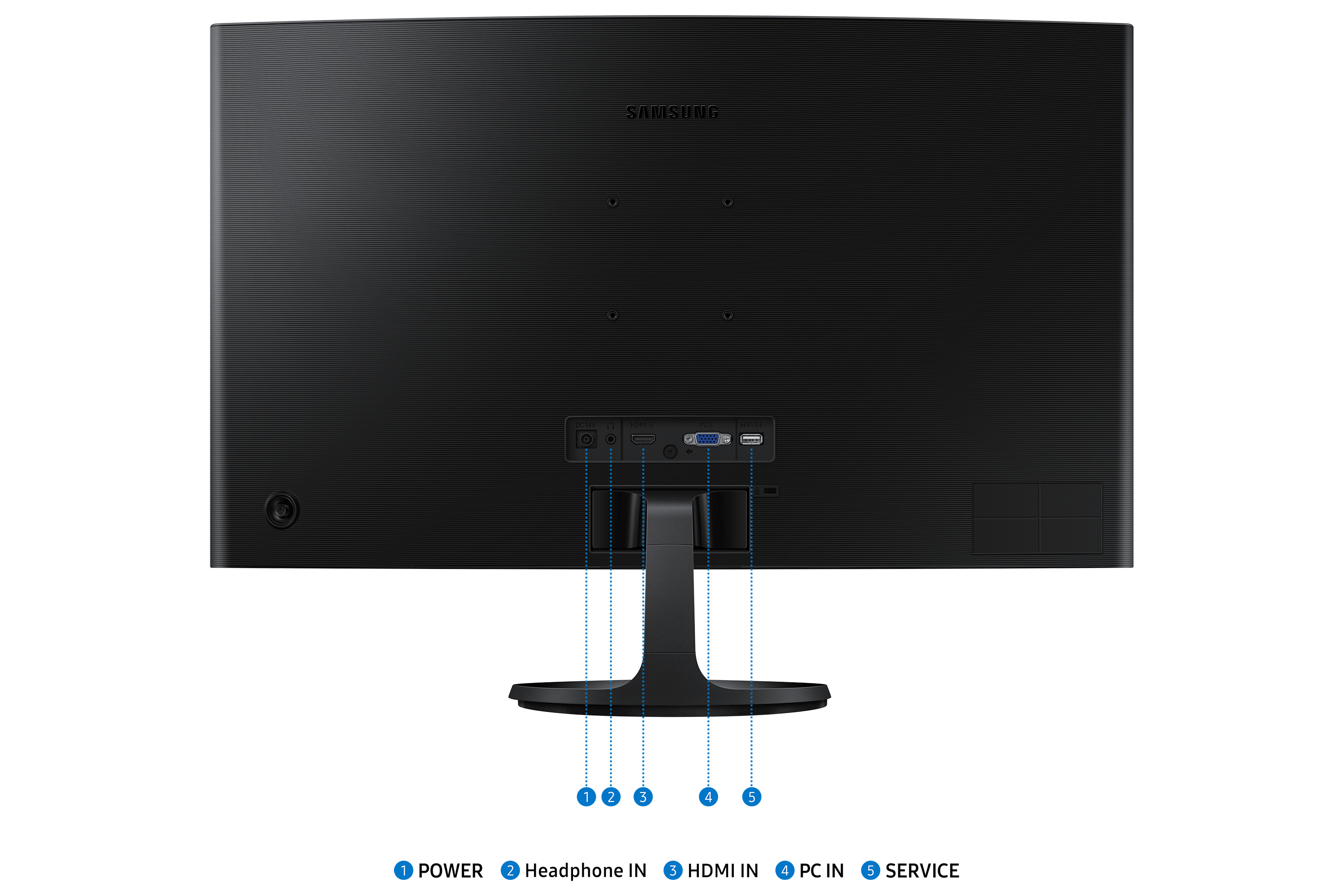 Samsung (27) 68,6cm S27D364GAU 16:9 Essential S36GD - Flachbildschirm (TFT/LCD), Ansicht 4