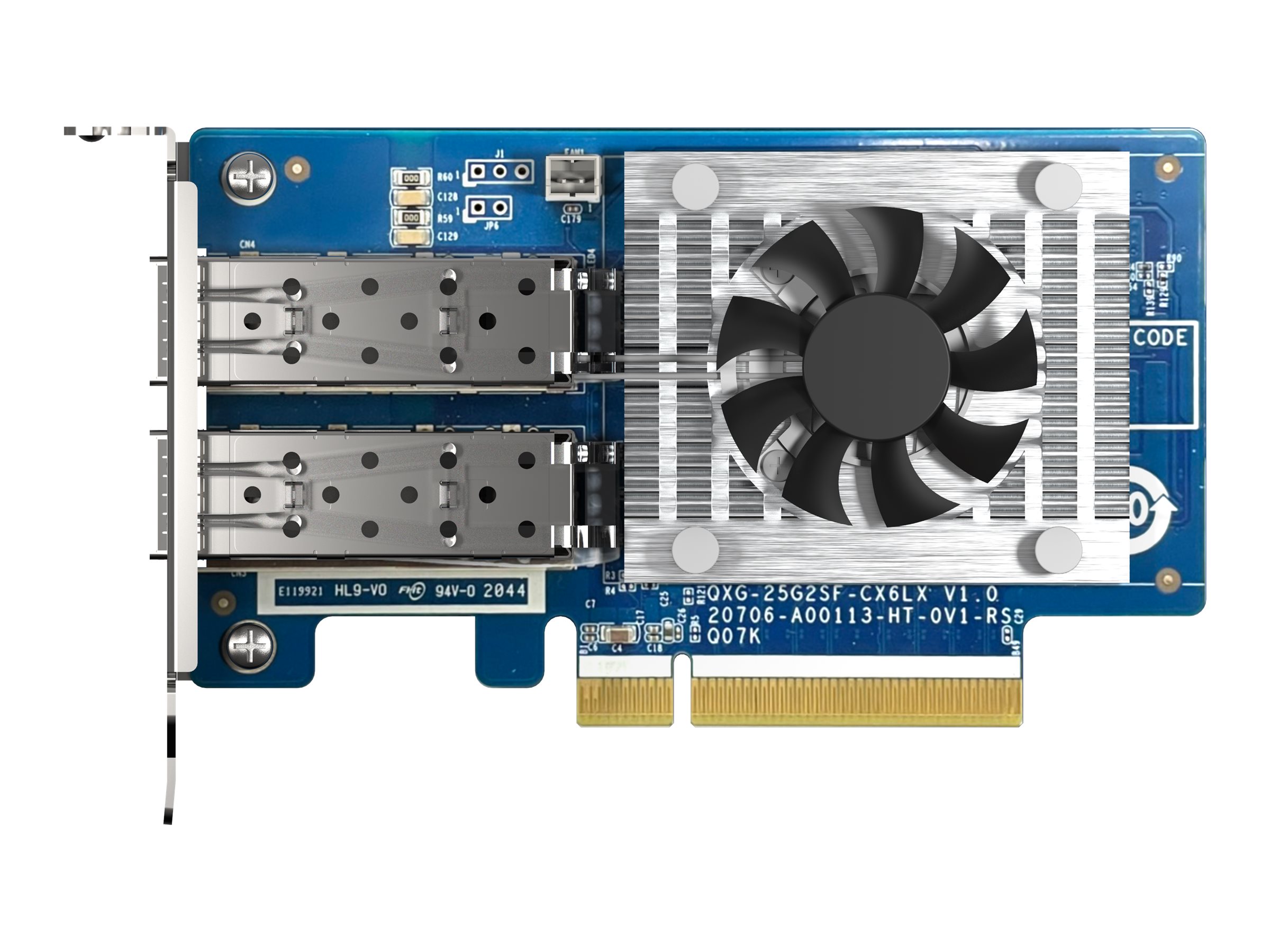 QNAP QXG-25G2SF-CX6 - Netzwerkadapter - PCIe 4.0 x8 Low-Profile