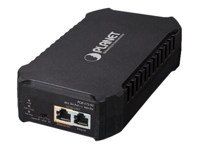 Planet POE-175-95 - IEEE 802.3bt - 10/100/1000Base-T(X) - Cat6 - Schwarz - 100 - 240 V - DC 54, Ansicht 3